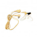 Motorola PMLN6445A 2-Wire Earpiece with clear acoustic tube (Beige)