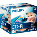 1x10 Philips CD-R 80Min 700MB 52x IW JC