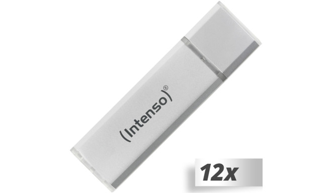 12x1 Intenso Alu Line       16GB USB Stick 2.0 silver