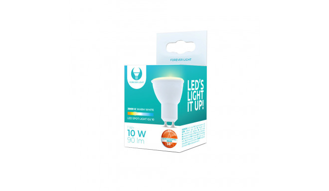 LED Bulb GU10 1W 230V 3000K 90lm 38° Forever Light