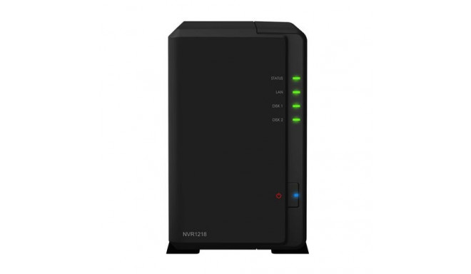 Synology NVR1218 network video recorder Black