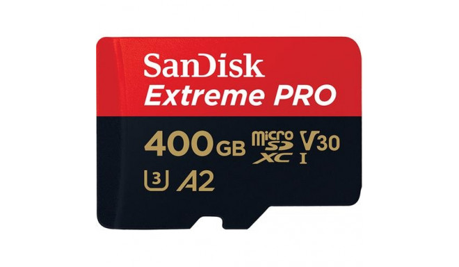 SanDisk memory card microSDXC 400GB Extreme Pro UHS-I Class 10
