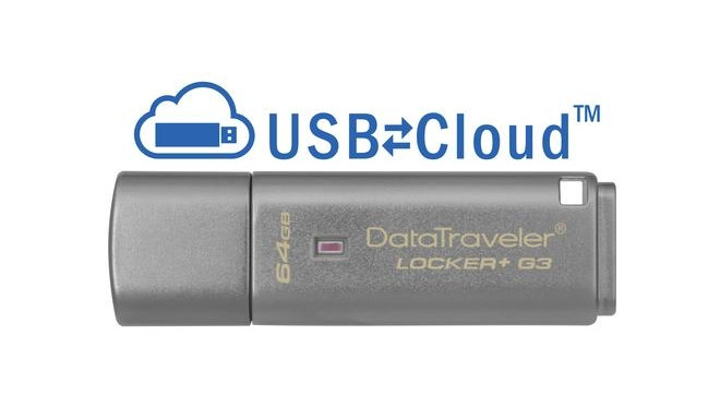 Kingston Technology DataTraveler Locker+ G3 64GB USB flash drive USB Type-A 3.2 Gen 1 (3.1 Gen 1) Si