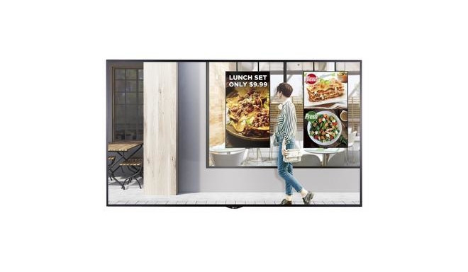 LG 55XS4F-B signage display Digital signage flat panel 139.7 cm (55") LED Full HD Black Web OS