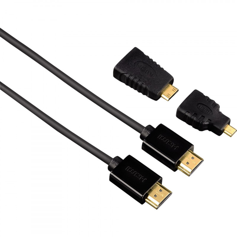 Hama HDMI - HDMI Mini og HDMI micro adapter