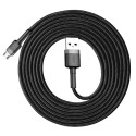 Baseus Cafule cable USB - microUSB 2,0 m 1,5A gray-black