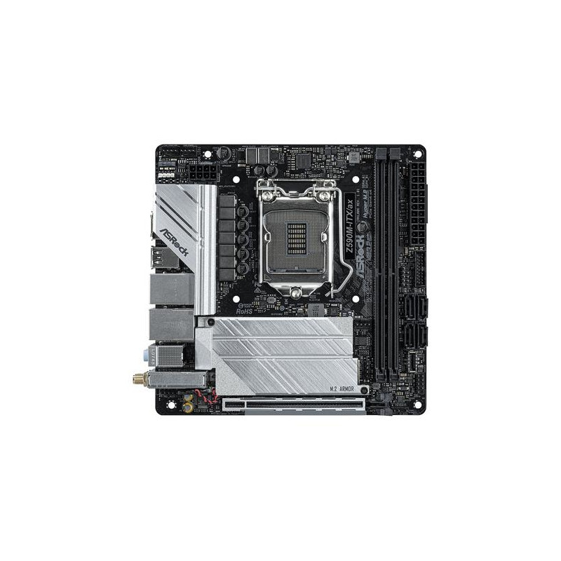 Asrock z590m itx ax обзор