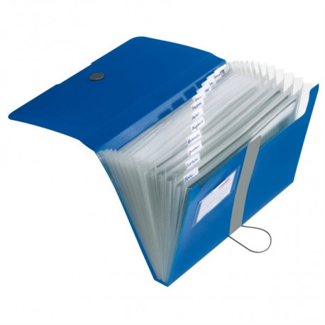 Herlitz Mapīte A4 Easy Orga ar/12 sadaļām - zila