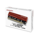 AXAGON PCI-E 3.0 16x - M.2 SSD NVMe. Upto 80mm SSD