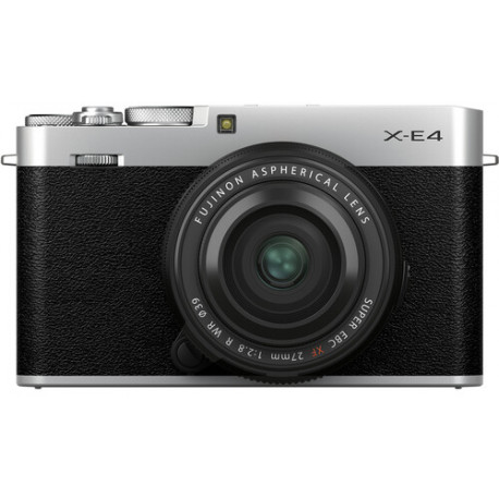 Fujifilm X-E4 + 27mm f/2.8 Kit, серебристый