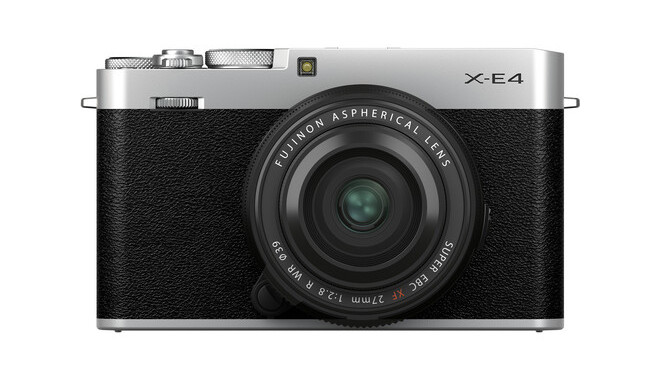 Fujifilm X-E4 + 27mm f/2.8 Kit, hõbedane