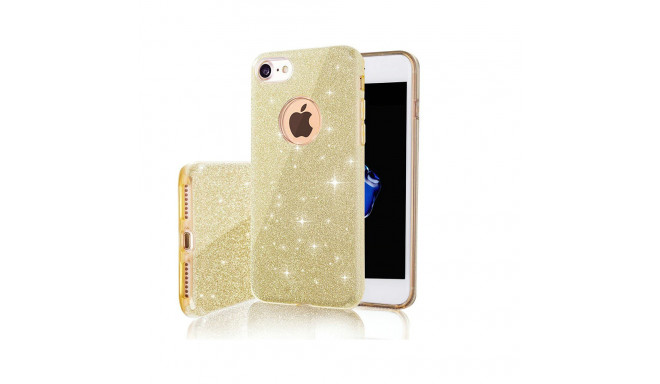 TelForceOne kaitseümbris Glitter 3in1 iPhone X/XS, kuldne