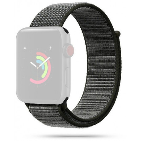 Tech-Protect kellarihm Nylon Apple Watch 42/44mm, dark olive
