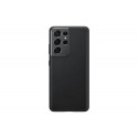 Samsung Leather Cover Galaxy S21 Ultra, black