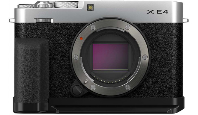 Fujifilm X-E4 + käepide MHG + TR Kit, hõbedane
