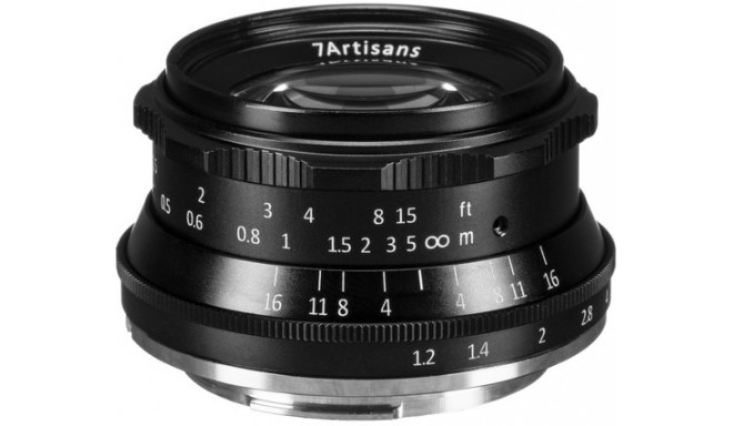 7Artisans 35mm f/1.2 II objektiiv Canon EF-M