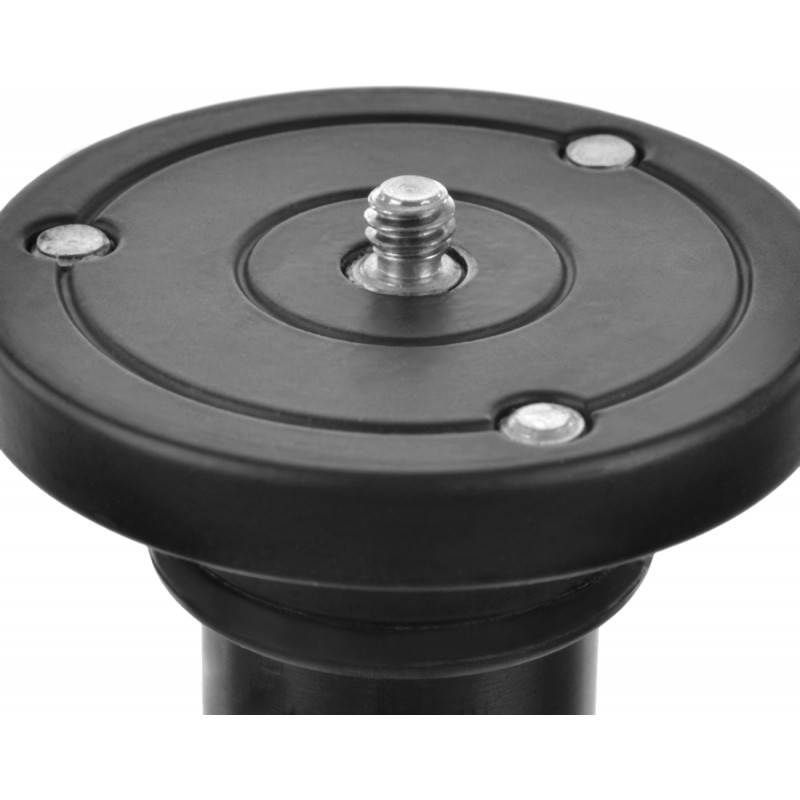 Walimex Pro FT-665T 3D Panhead Tripod For Cameras (max. Height 185 Cm, Rotatable Centre Column, Bubble Level, Carry Bag