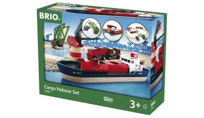 BRIO toy blocks Cargo Harbour Set (33061)