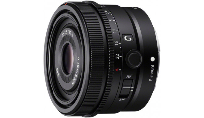 Sony FE 40mm f/2.5 G lens