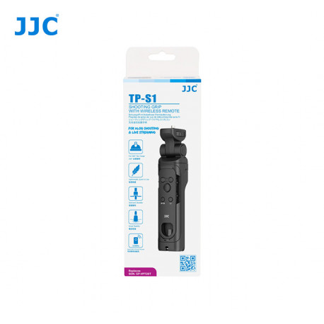 JJC TP S1 Shooting Grip with Wireless Remote (replaces Sony GP VPT2BT shooting grip) black
