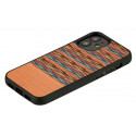 MAN&WOOD case for iPhone 12 mini browny check black