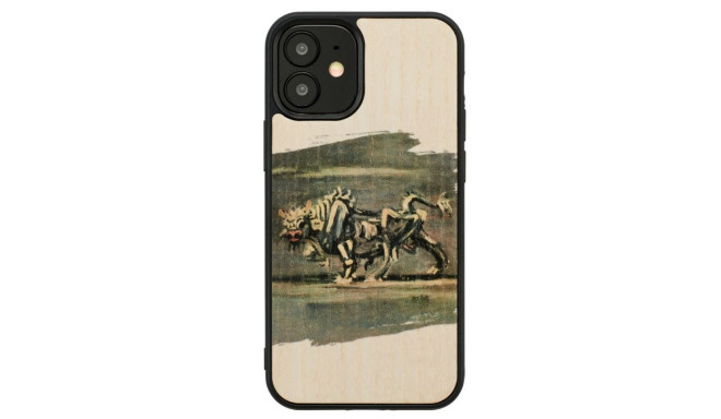 MAN&WOOD case for iPhone 12 mini white bull