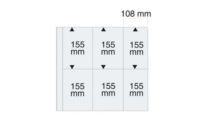 SAFE MAXI vaheleht taskuga 108x155 mm - valge