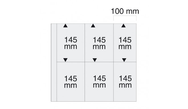 SAFE MAXI vaheleht taskuga 100x145 mm - must