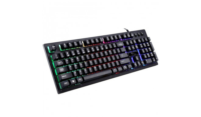 RoGer keyboard G20 Gaming With LED BackLight/USB ENG, black