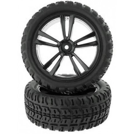 Himoto RC car front wheels Short Course Front Wheels (31406B)