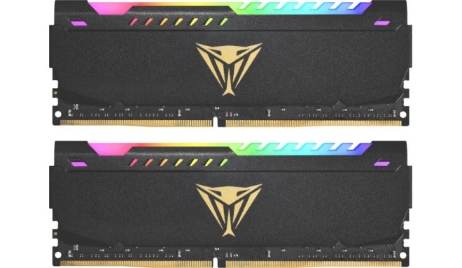 Patriot RAM DDR4 16GB 3200 CL 18 Viper Steel RGB Dual Kit