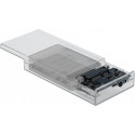 DeLOCK external dual housing for 2 x 2.5 "SATA HDD / SSD with USB Type-C socket, drive housing