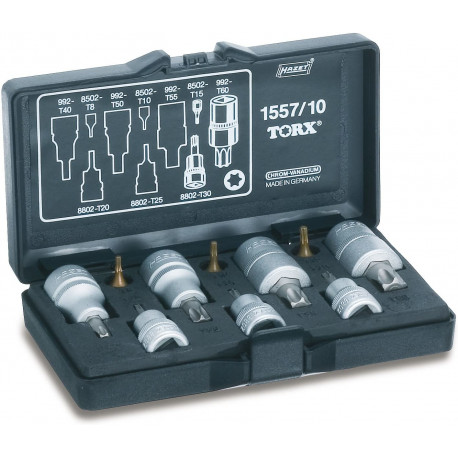 Hazet tool set TORX 1557/10 10 pieces
