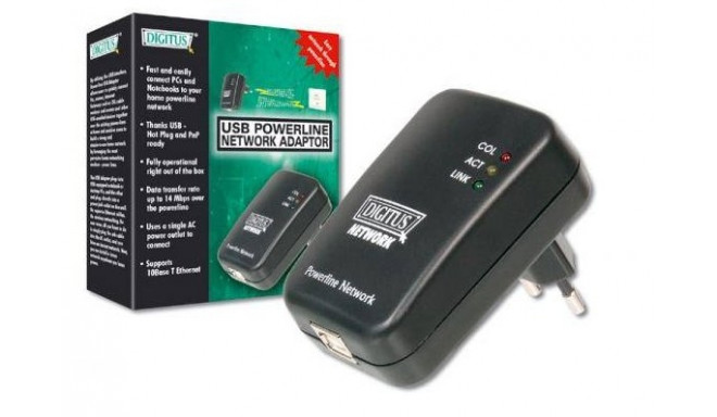 DIGITUS Powerline USB adaptér