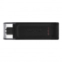Kingston mälupulk 64GB DataTraveler 70 USB-C, must