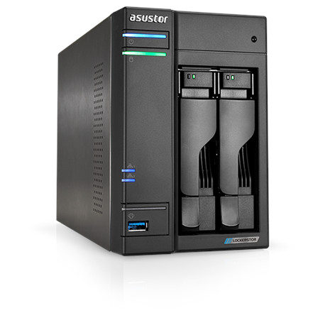 Asus AsusTor 2 Bay NAS AS6602T Up to 2 HDD/SS