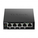 D-Link Switch DES-1005P/B Unmanaged, Desktop,