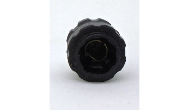 TC-620 Volume control knob (mould transferred) black PC+ABS C1200HF 00 (RoHS)