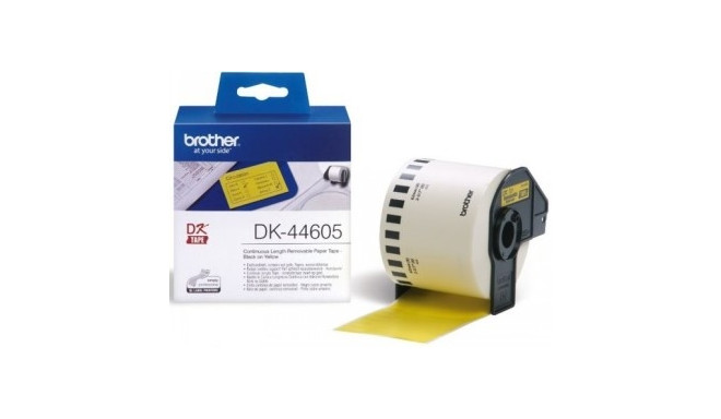 BROTHER DK44605 YELLOW REM. PAP TAPE 62M