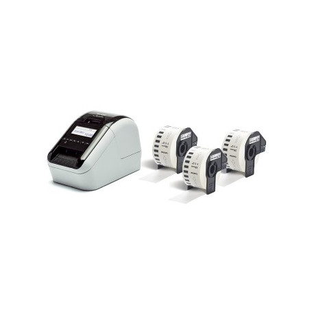 BROTHER QL-820NWB VISITOR BADGE AND EVENT PASS PRINTER KIT