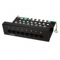 LOGILINK-  Patch Panel CAT6 8-port UTP, black