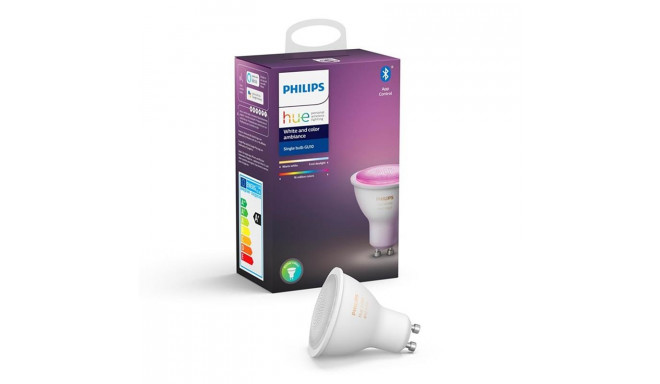 Nutivalgusti Philips Hue White and Color Ambiance Bluetooth (GU10)