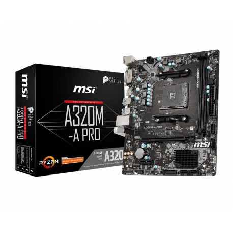 A320M-A PRO AM4 2DDR4 DVI/HDMI mATX