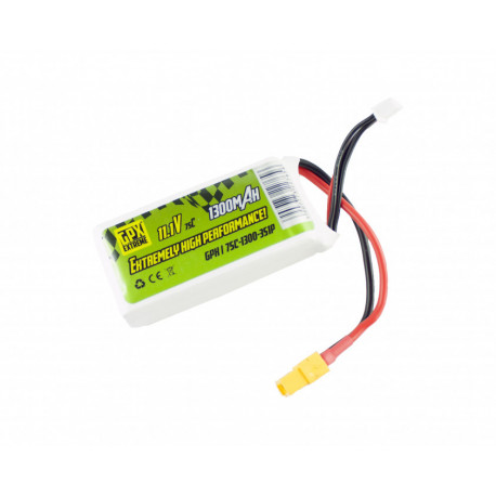 1300mAh 11.1V 75C GPX Extreme