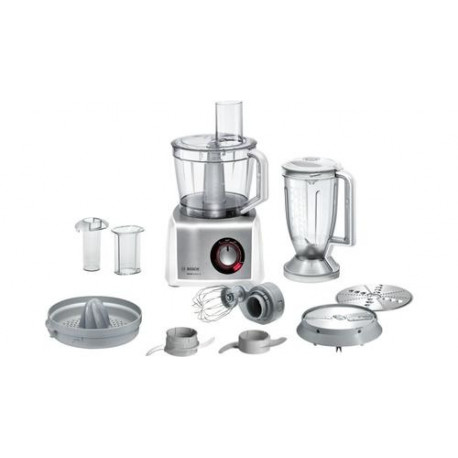 Bosch MC812S820 food processor 1250 W 3.9 L Stainless steel, White
