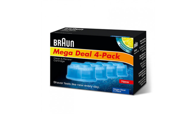 Braun | Refills 4 Pack | Clean and Renew CCR4