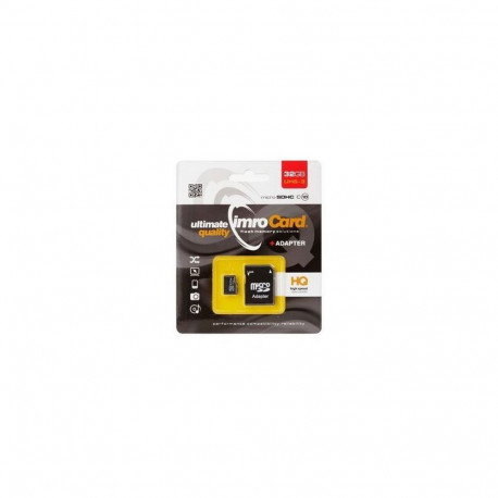 Imro mälukaart microSDHC 32GB C10 UHS-3 + adapter