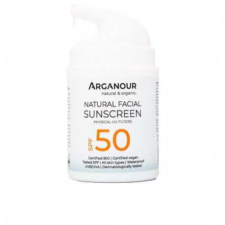 ARGANOUR NATURAL&ORGANIC facial sunscreen SPF50 50 ml