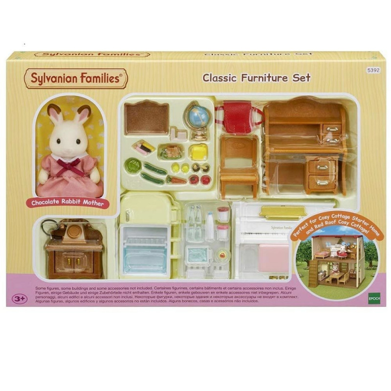 SYLVANIAN FAMILIES Furniture Set For Cosy Cottage Starter Home Toy figures Photopoint