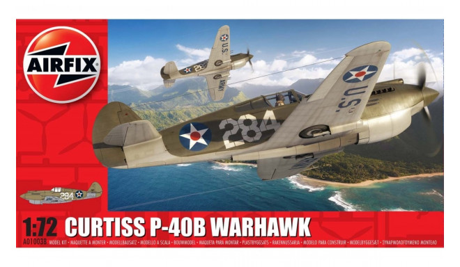 Airfix mudellennuk Curtiss P-40B Warhawk